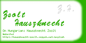 zsolt hauszknecht business card